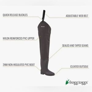 Men's Brown PVC Rain Boots